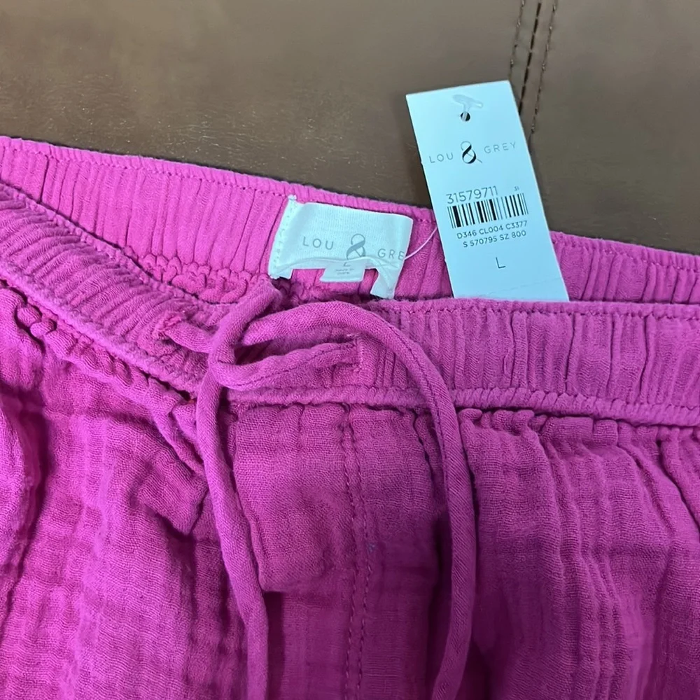 Lou & Grey cotton lounge pants NWT - Picture 4 of 7
